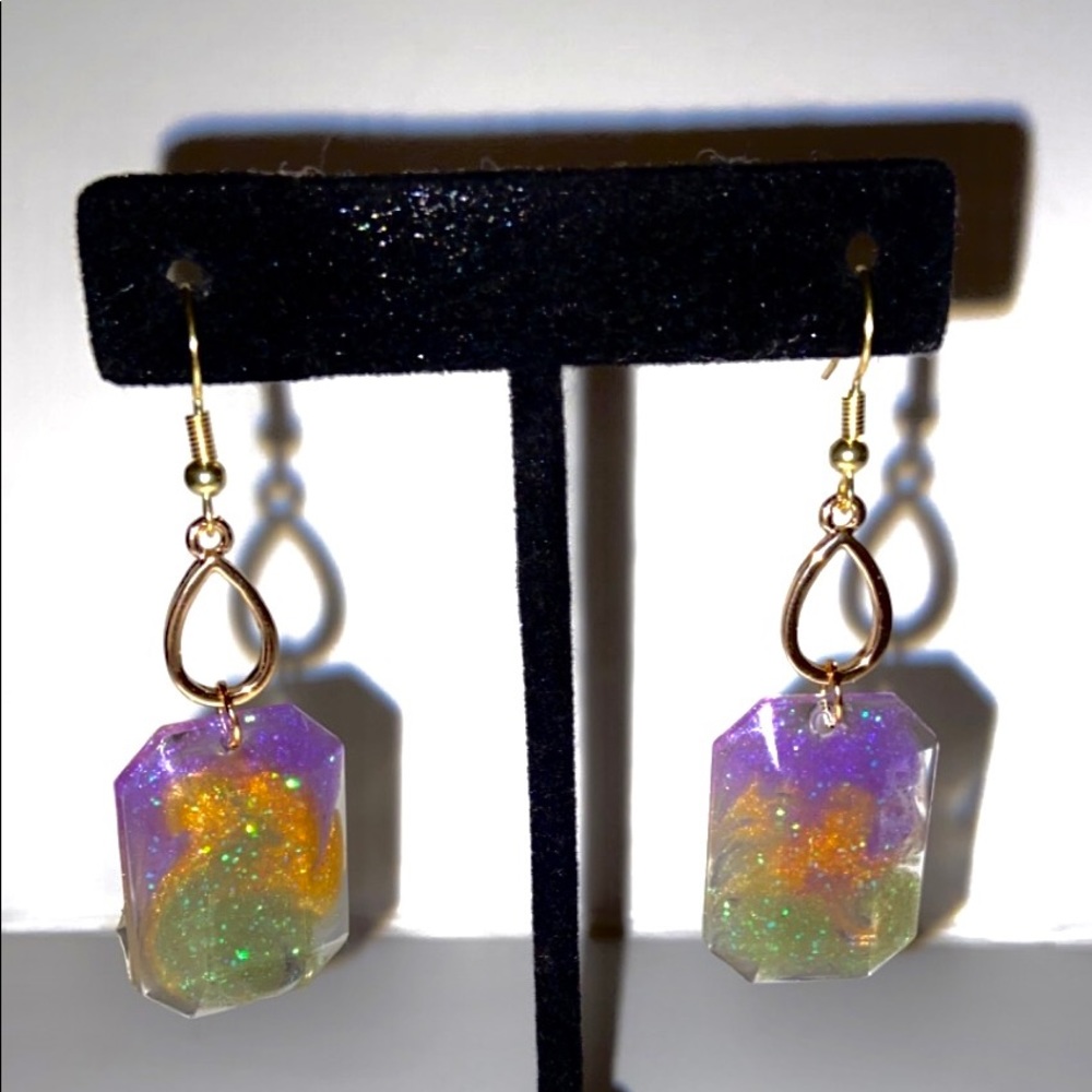 Mardi Gras Earrings